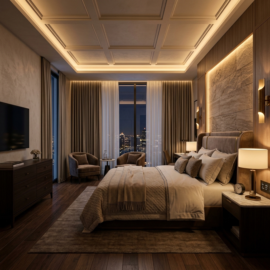 Desain & Konstruksi Interior Suite Mewah