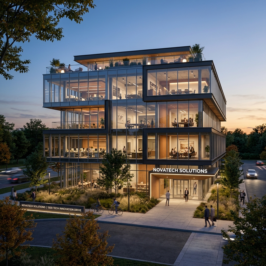 Konstruksi Bangunan Komersial Modern